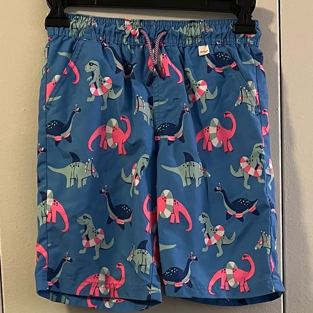 Cat & Jack Dinosaur Print Swim Shorts (Size M (8/10) NWOT